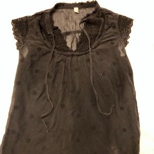 Joie short sleeve eyelet top